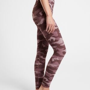 Athleta Elation Camo 7/8 Tight Flora Mauve